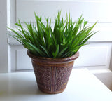 8 Pcs Artificial Plants Orchid Grass Plastic Faux Leaf Home Garden Decoration Green Plant