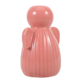 Small Ceramic Vase Guardian Angel Baptism Christening Decor Bud for Roses Pampas Grass
