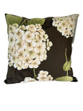 Handmade Hydrangea  100% COTTON FLORAL TOSS PILLOW 18" sq." New Hydrangea