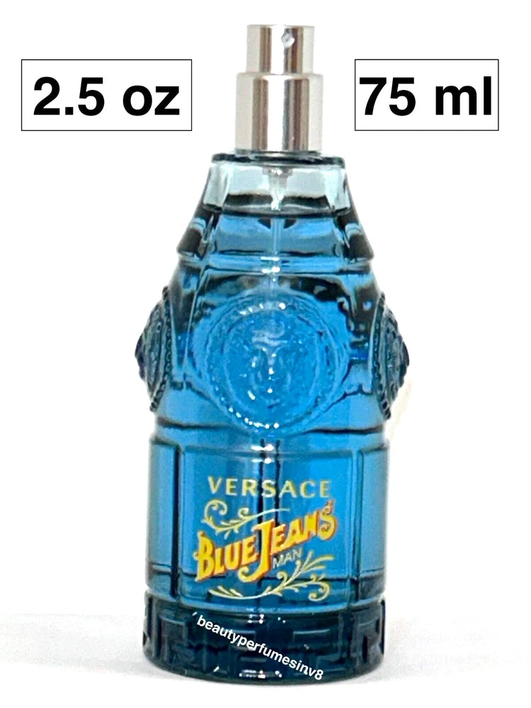 Versace Blue Jeans for Men 2.5 oz Eau de Toilette Spray EDT