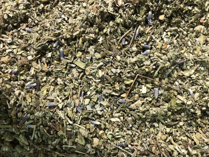 No.37 Herb Blend Mix - Marshmallow Damiana Mullein Red Raspberry Lavender - 4 oz Dried Flower