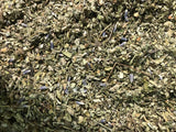 No.37 Herb Blend Mix - Marshmallow Damiana Mullein Red Raspberry Lavender - 4 oz Dried Flower