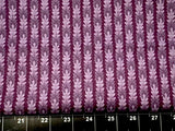 Tina Scrap 9Óx21Ó Purple Swirl Leaf Flower Floral Petal Calico MiniCotton Fabric Flowering Plants