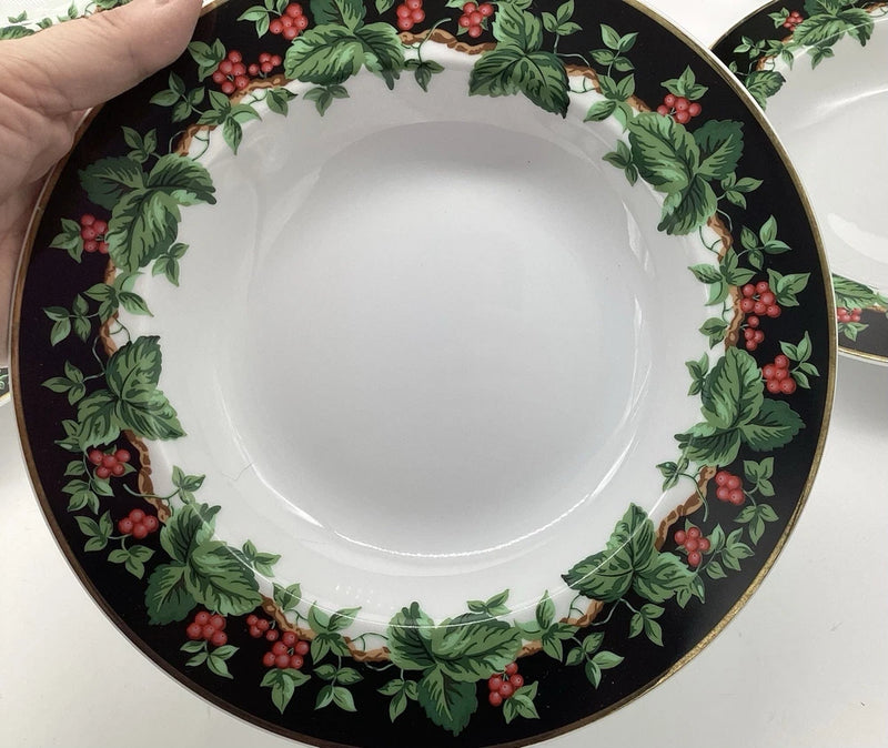 Waverly Holiday Bouquet Wide Rimmed Bowl(s) Bouquet