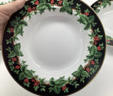 Waverly Holiday Bouquet Wide Rimmed Bowl(s) Bouquet