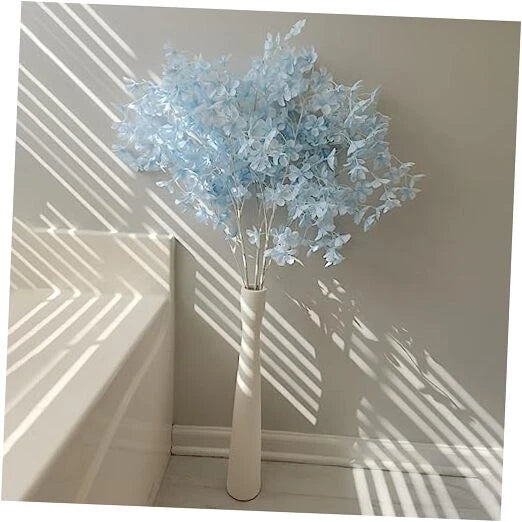 Flower Vase 16.5'' Tall White Ceramic Vase,Pampas Grass White 40cm Pampas Grass