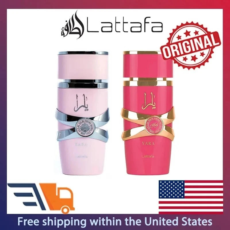 Lattafa Yara 2 Piece  Women 100ml Original Long Lasting Floral Perfume Set Gift EDP