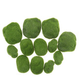 Artificial Moss Stone Irregular Fake Plants Simulation Green Plant