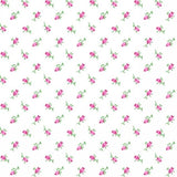 Flannel Floral Flowers Leaves Roses Flannel Fabric by Yard D283.49 Flowering Plants