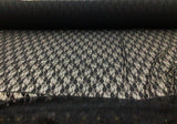 Embroidered Stretch Lace Apparel Fabric Sheer Floral Lattice Black YY114 Flowering Plants
