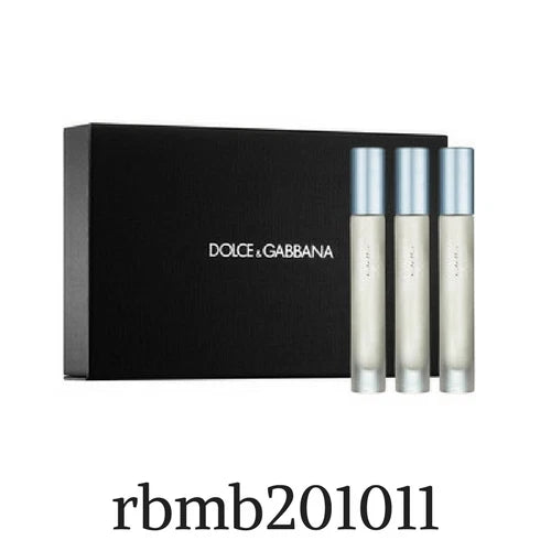 3 x Light Blue By Dolce & Gabbana 0.25 oz / 7.4 ml EDT Women's Mini Spray - NIB EDT