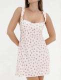 Rumored Loverboy Women's Mini Dress Size S Pink Candied Carnation Fairy Feminine Carnation