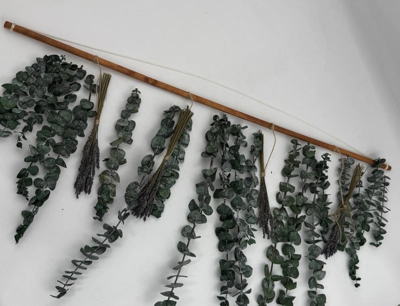 Eucalyptus Lavender Shower Hanging 36" Long Aroma Stress Congestion Relief Green Plant