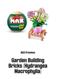 ZURU MAX Bricks GARDEN Collection Potted Flowers Collection 233pcs Hydrangea Hydrangea