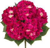 Rose Red Hydrangea Artificial Flowers Large Artificial Hydrangeas Silk Flowers f Hydrangea