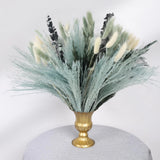 NT NETING 100Pcs Grey Pampas Grass Decor Natural Dried - Gray Pampas Grass Bu... Pampas Grass