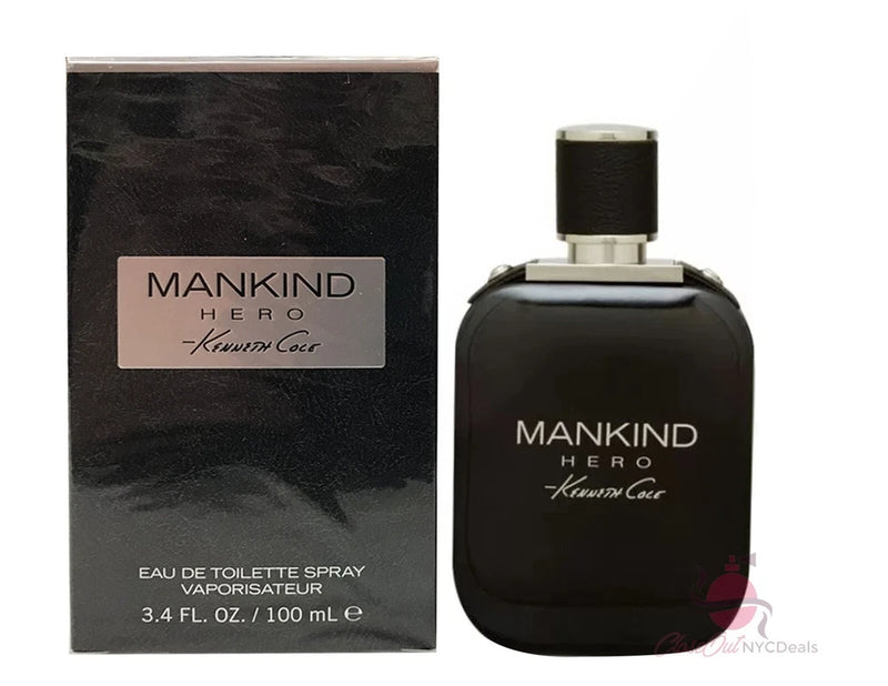 Kenneth Cole Mankind Hero 3.4 oz / 100 ml EDT Cologne for Men - SEALED EDT