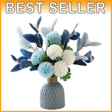 Artificial Hydrangea Arrangement in Vase Hydrangea