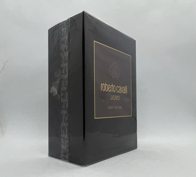 Roberto Cavalli Uomo Deep Desire EDP  100ml/3.4 Oz (SEALED) DISCONTINUED EDP