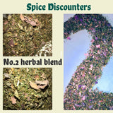 Passionflower Mullein Skullcap Marshmallow Lotus No.2 Herbal Mix - 1/4 lb pound Dried Flower