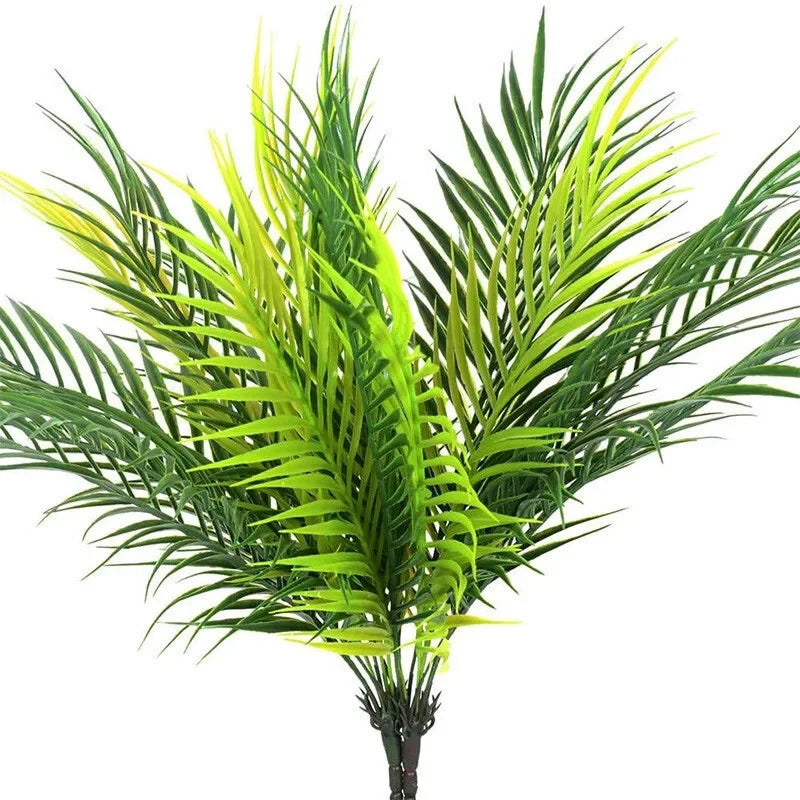Artificial Palm Leaves Ð Tropical Jungle Faux Plants for Party & Home Decor Green Plant