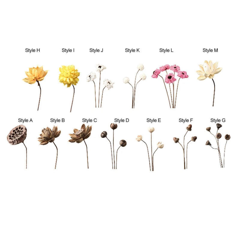 Dried Flower Bouquet for Vase Floral Arrangement for Birthday Office Party Dried Flower