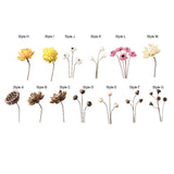 Dried Flower Bouquet for Vase Floral Arrangement for Birthday Office Party Dried Flower