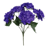Lg Purple Hydrangea 19" Bush Silk Flower General Home Decor Wedding #2267 Hydrangea