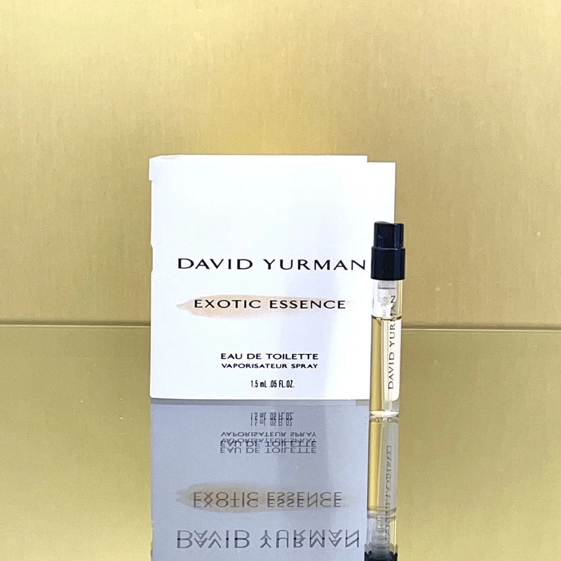 David Yurman EXOTIC ESSENCE 1.5ml Spray Sample Vial Eau De Toilette Perfume(C55 EDT