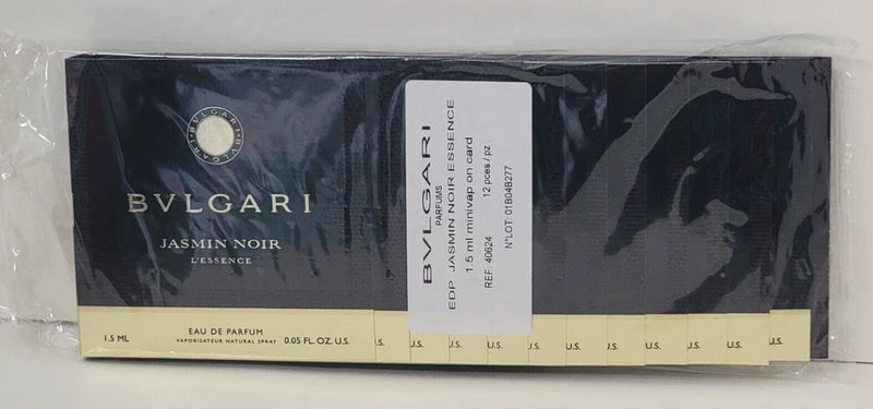 BVLGARI JASMIN NOIR L'ESSENCE 0.05 fl oz each MINI Spray for WOMAN (12 vials) EDP