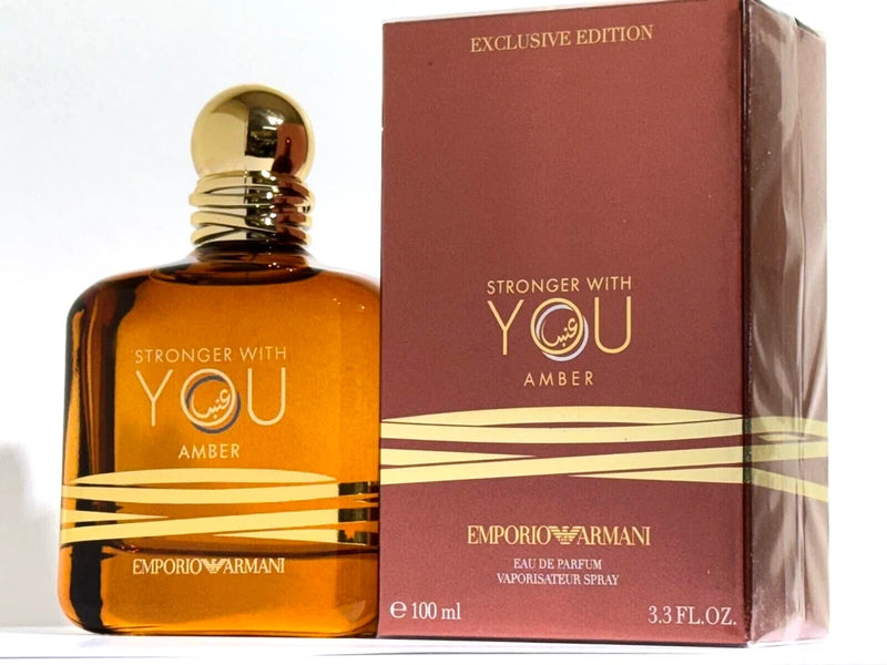 Emporio Armani Stronger With You Amber 3.4 oz 100 ml Eau De Parfum Unisex Spray EDP