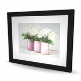 Begin Home Decor C1FM1620POBBYV 16 x 20 in. Hydrangea Flowers In Pink Vases -... Hydrangea