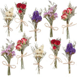 10 Pack Dried Flower Bouquets Mini Dried Flower with Stem Forget Me Not Dried Flower