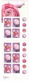 CANADA. 2023. FLOWERS (RANUNCULUS). BOOKLET PANE OF 10. MNH Ranunculus
