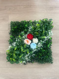 Artificial Plant Flower Living Wall Panels Realistic- Indoor/Outdoor -50cm*50cm Green Plant
