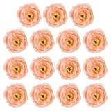 30Pcs Artificial Flower Head Fake Flowers Heads Bulk Silk Peony Heads Apricot Peony