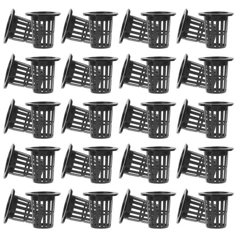 50 Pcs Hydroponic Plant Grow Baskets Net Pot for Garden Use Garden Plants
