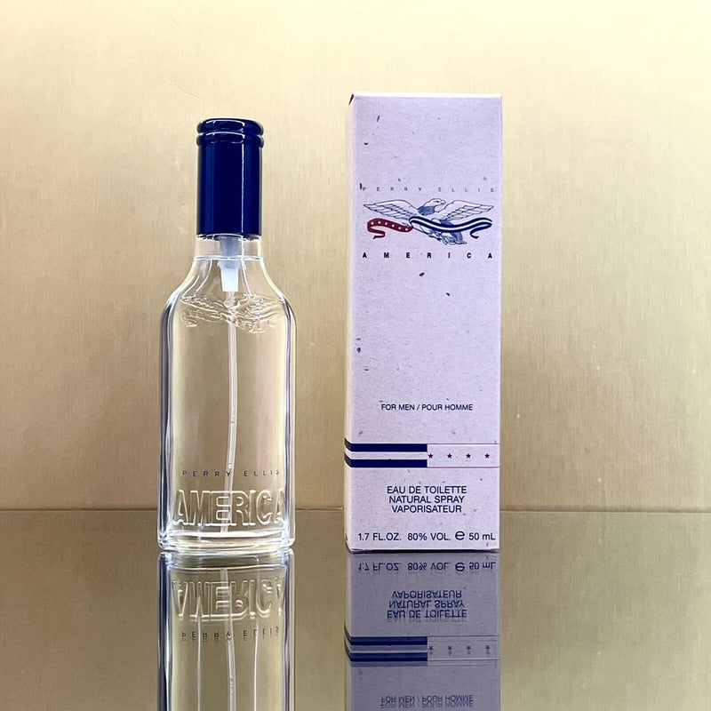 PERRY ELLIS AMERICA Men Cologne 1.7oz-50ml EDT Spray RARE-DISCONTINUED (BT42 EDT