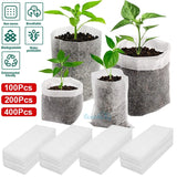 Lot Garden Plant Growing Bags Nonwoven Fabric Pot Nursery Soil Bag Biodegradable Garden Plants