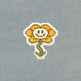 Pixel Art Sunflower Sticker - 8-Bit Retro Gaming Flower Decal #5522 Sunflower
