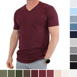 True Classic Men's V-Neck Shirt Short Sleeve Ultra Soft Tagless Cotton Tee Roses