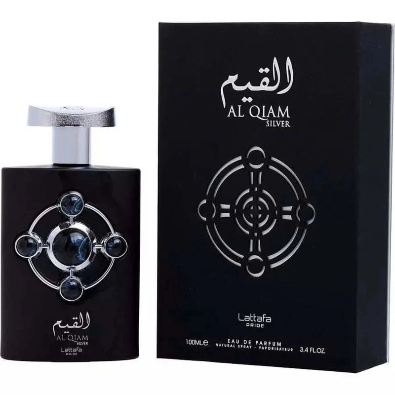 Al Qiam Silver by Lattafa Cologne for Men EDP 3.3 / 3.4 oz New In Box EDP