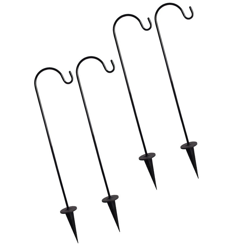 4 Pcs Free Standing Plant Hanger Garden Staff Hook Courtyard Hanging Garden Plants