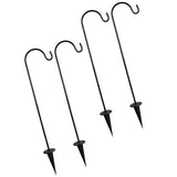 4 Pcs Free Standing Plant Hanger Garden Staff Hook Courtyard Hanging Garden Plants
