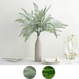 2 Boston Fern 18" Faux Artificial Leaves Greenery Stems Party Events Decorations Bouquet