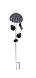 ultimate innovations 43" solar hydrangea stake. purple LED Hydrangea