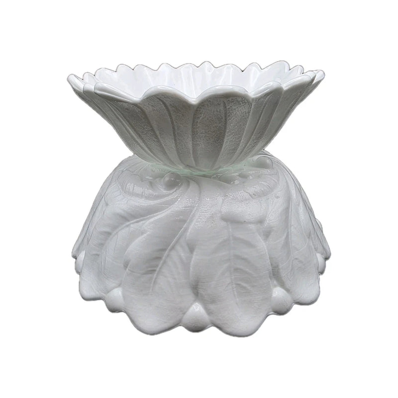 Vintage Bowls Indiana Milk Glass dish Lily Pons Sunflower Serving Bowls 2 Bowls. Lily