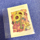 Metal Flower Sunflower Bookmark 1 Piece Decorative Book Clip Gift Sunflower