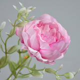 Handmade Peony Silk Flower Bouquet 5 Heads for Wedding and Home Styling Peony