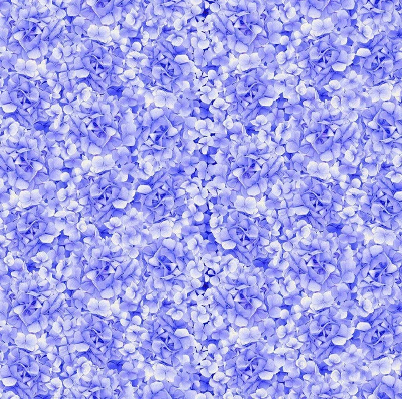 Hydrangea Bliss by Chong Hwang Flower Petals Cotton Quilt Fabric by the Yard Hydrangea